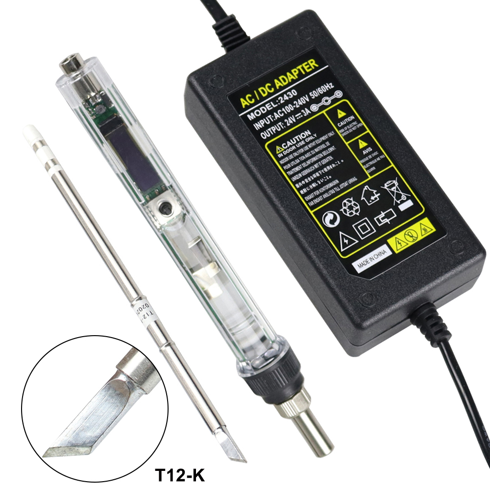 T12 Electric Soldering Iron Ki - T12 Soldering Station Oled ulasan dan harga