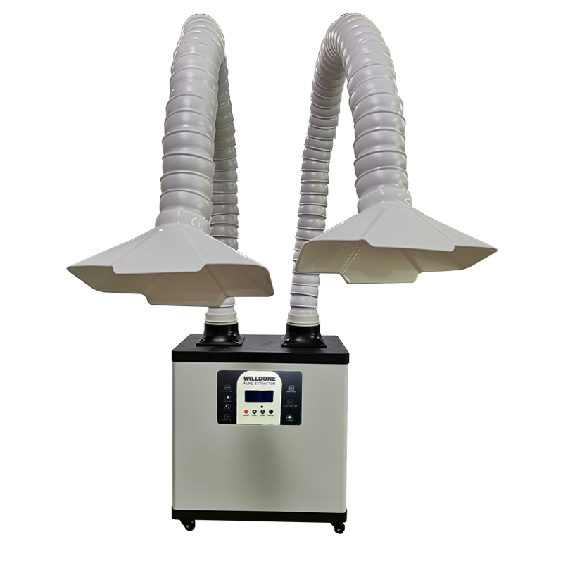 C200Y Portable High Power Dual - Fume Extractor Soldering Dual Arm ulasan dan harga