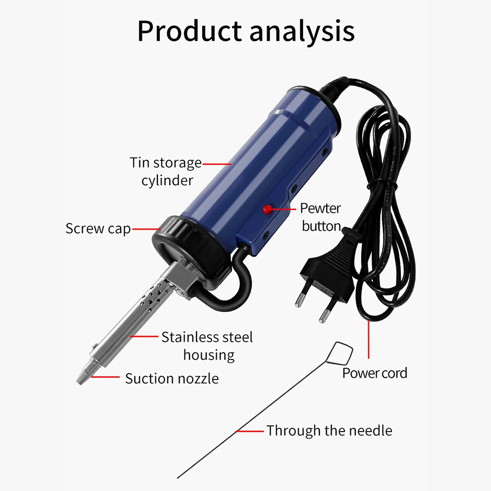 BBT-580 Automatic Desoldering  - Desoldering Pump Electric Vacuum Station ulasan dan harga