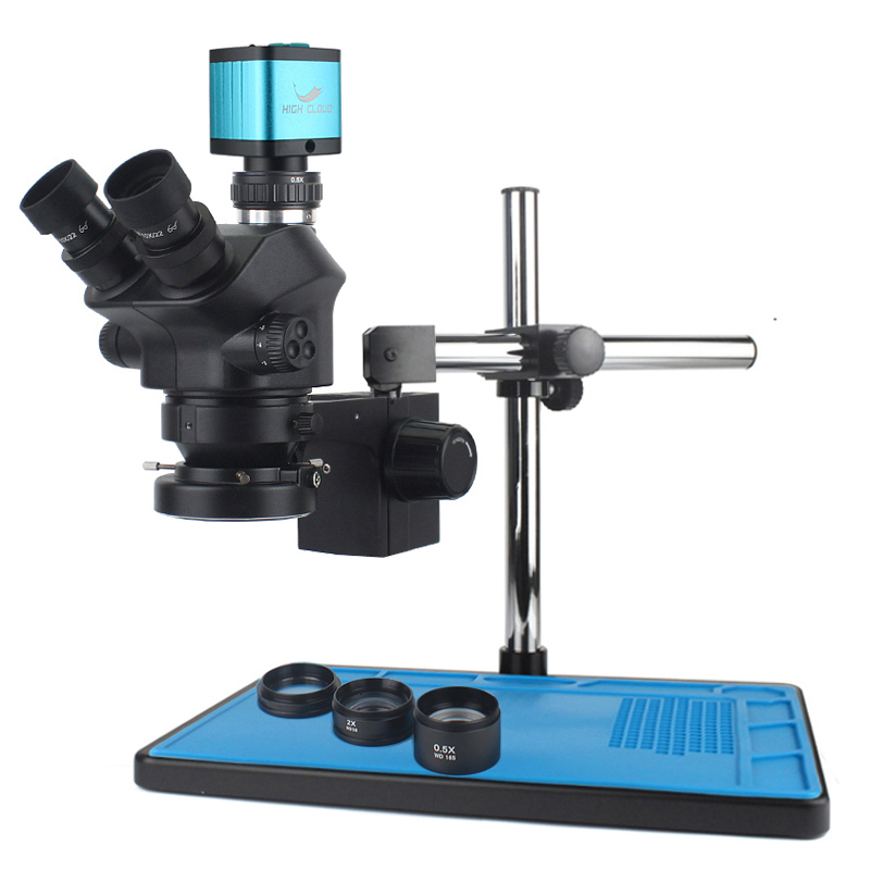 3.5X-100X Industrial Lab Simul - Simul-Focal Industrial Microscope 4K Hdmi ulasan dan harga