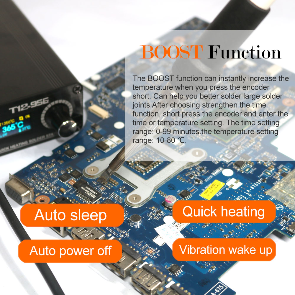 QUECOO T12-956 Soldering Digit - T12 Soldering Station Oled ulasan dan harga