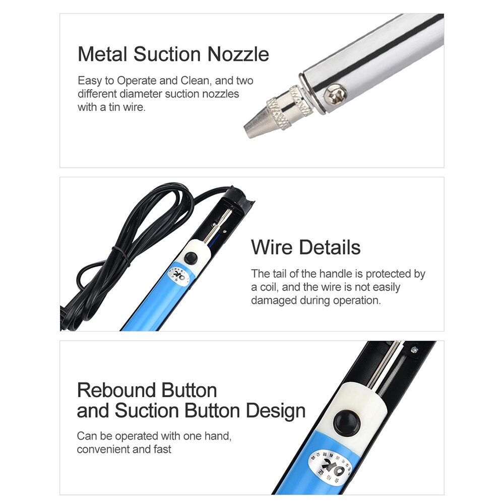 AC 220V Electric Desoldering M - Desoldering Pump Electric Vacuum Station ulasan dan harga