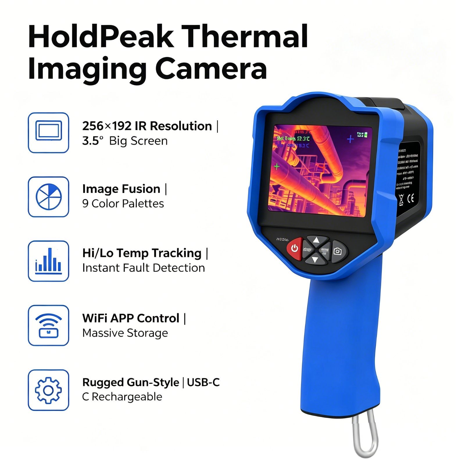 HoldPeak Thermal Imaging Camer - Thermal Imaging Camera Pcb Repair ulasan dan harga
