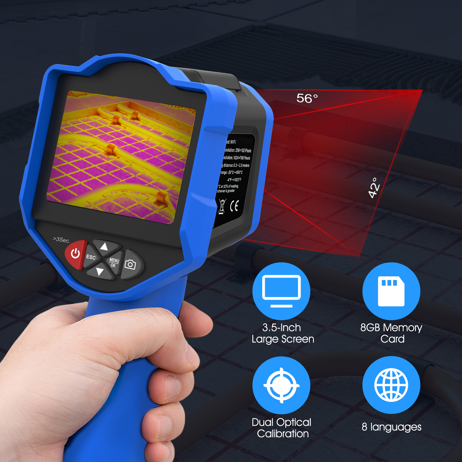 HoldPeak Thermal Imaging Camer - Thermal Imaging Camera Pcb Repair ulasan dan harga