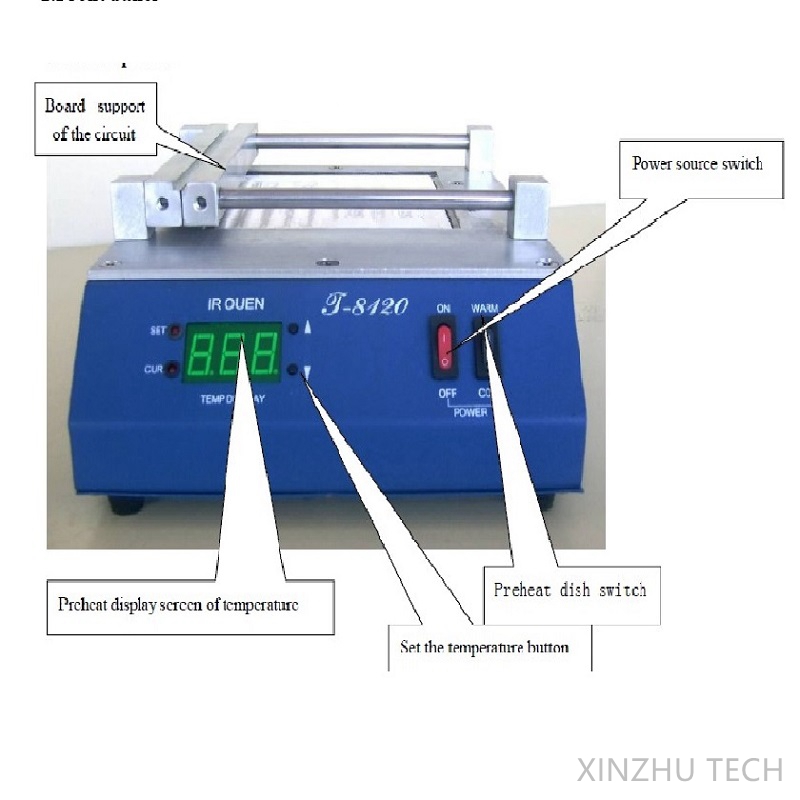 PUHUI T-8120 Preheater IR Preh - Infrared Bga Rework Station ulasan dan harga